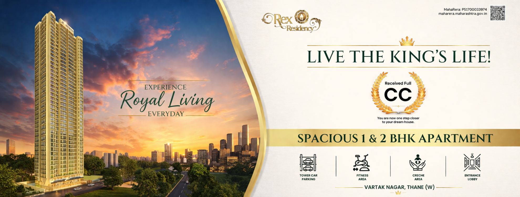 Rex Residency | Premium 1, 2 BHK Homes in Thane